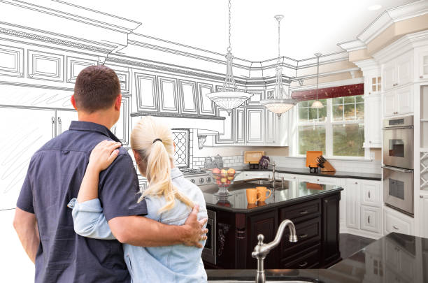 Professional Cabinet Refacing technician working in Stafford, TX